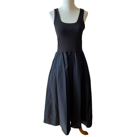 SOLD EVERLANE RIVIERA DRESS URBAN HIPPIE MIDI CASUAL MINIMALIST BOHEMIAN NWT S - Picture 2 of 10